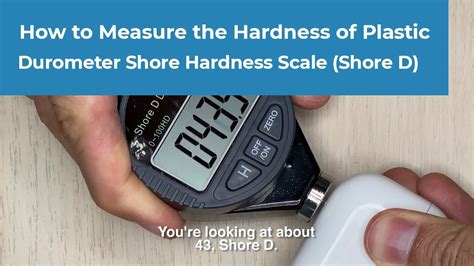 durometer hardness test method|how to measure shore hardness.